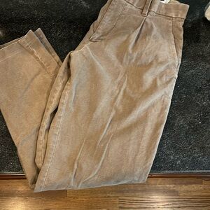 khaki brown banana, republic, relaxed, tapered, fit, traveler pants